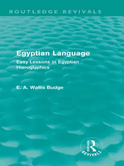 egyptian language (routledge revivals) book cover image