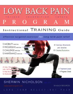 low back pain program. effective targeted exercises for long term pain relief. book cover image