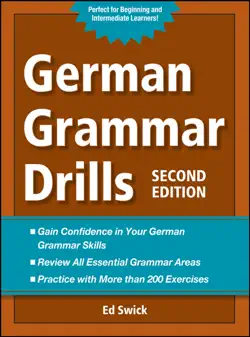 german grammar drills book cover image