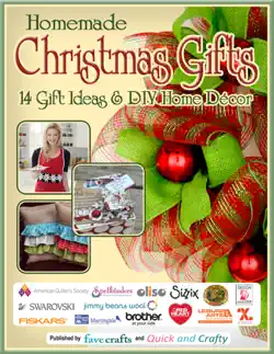 homemade christmas gifts: 14 gift ideas & diy home decor book cover image
