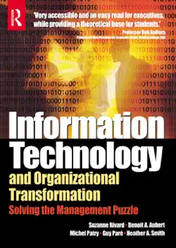 information technology and organizational transformation imagen de la portada del libro