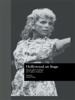 hollywood on stage book cover image