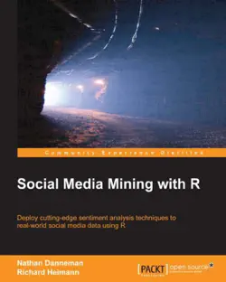 social media mining with r imagen de la portada del libro