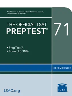 the official lsat preptest 71 book cover image