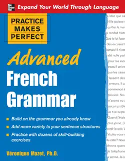 practice makes perfect: advanced french grammar book cover image