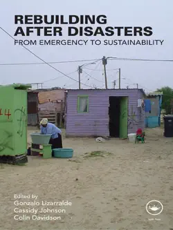 rebuilding after disasters imagen de la portada del libro
