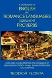 A Dictionary of English and Romance Languages Equivalent Proverbs synopsis, comments