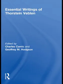 the essential writings of thorstein veblen book cover image
