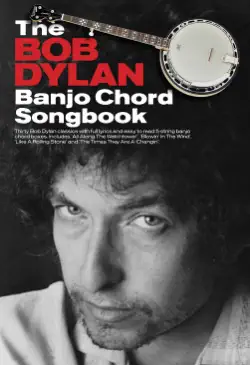 the bob dylan banjo chord songbook book cover image