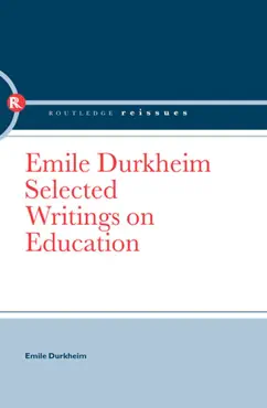 emile durkheim book cover image