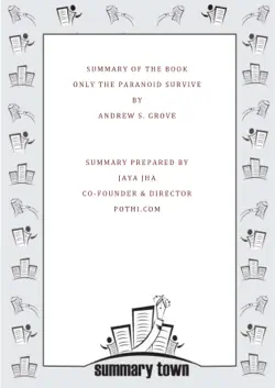 summary of the book only the paranoid survive by andrew s. grove book cover image