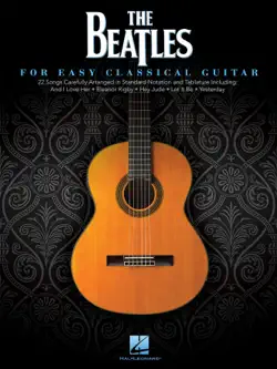 the beatles for easy classical guitar book cover image