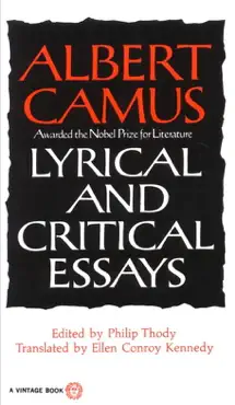 lyrical and critical essays book cover image