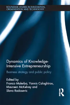 dynamics of knowledge intensive entrepreneurship imagen de la portada del libro