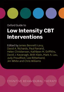 oxford guide to low intensity cbt interventions imagen de la portada del libro