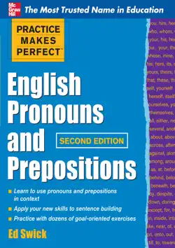 practice makes perfect english pronouns and prepositions, second edition book cover image