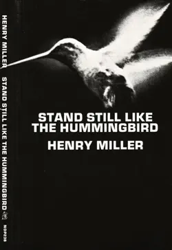 stand still like the hummingbird imagen de la portada del libro
