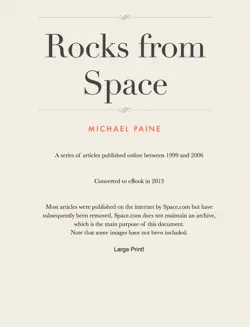 rocks from space book cover image