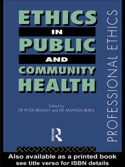 ethics in public and community health book cover image