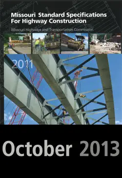 2011 missouri standard specifications for highway construction book cover image