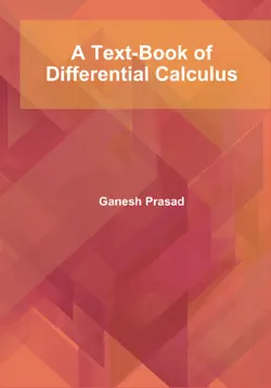 a text-book of differential calculus book cover image