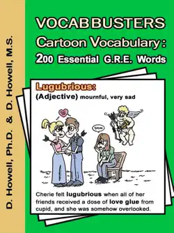 vocabbusters gre cartoon vocabulary book cover image