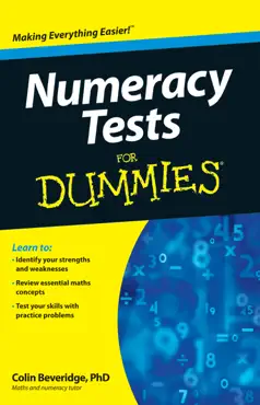 numeracy tests for dummies book cover image