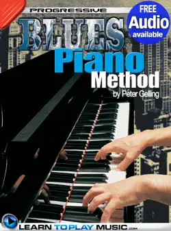 blues piano lessons for beginners book cover image