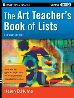 the art teacher's book of lists book cover image