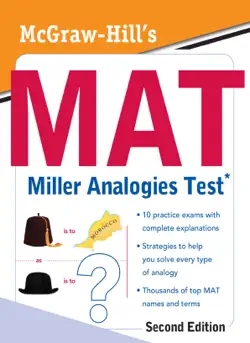mcgraw-hill's mat miller analogies test, second edition book cover image