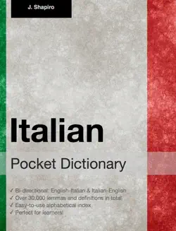 italian pocket dictionary book cover image