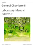 General Chemsitry II Laboratory Manual book summary, reviews and download