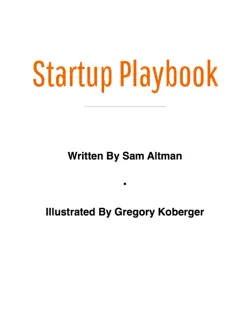 startup playbook imagen de la portada del libro