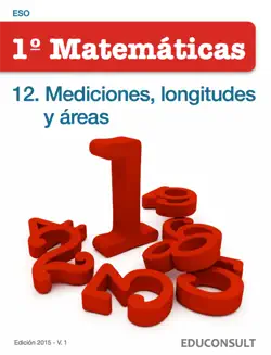 matemáticas 1º eso. 12. mediciones, longitudes y áreas imagen de la portada del libro