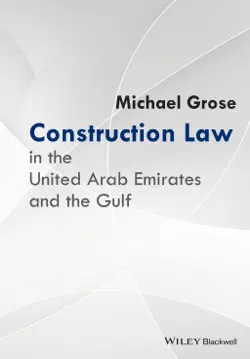construction law in the united arab emirates and the gulf imagen de la portada del libro