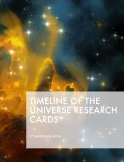 timeline of the universe research cards book cover image