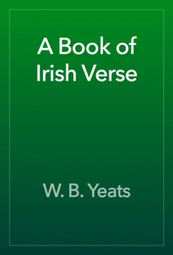 a book of irish verse book cover image