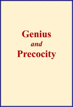 genius and precocity book cover image