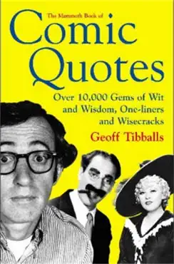 the mammoth book of comic quotes book cover image