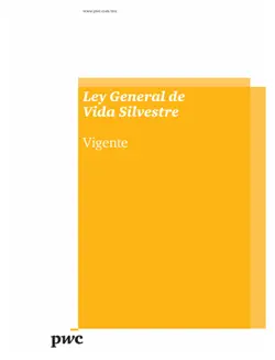 ley general de vida silvestre book cover image