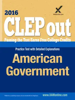 clep american government book cover image