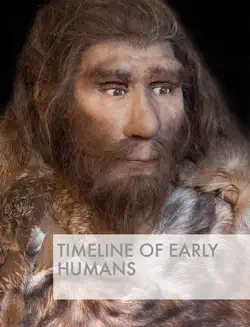 timeline of early humans book cover image