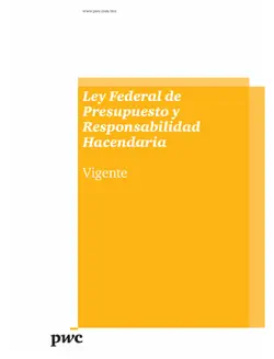 ley federal de presupuesto y responsabilidad hacendaria book cover image