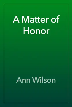 a matter of honor book cover image