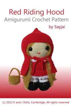 red riding hood amigurumi crochet pattern book cover image