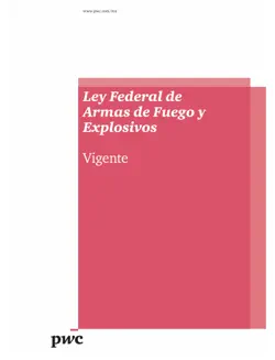 ley federal de armas de fuego y explosivos book cover image