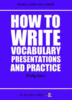 how to write vocabulary presentations and practice book cover image