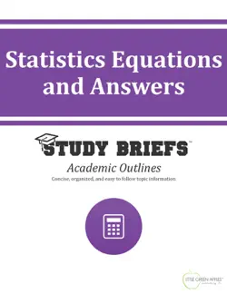 statistics equations and answers book cover image
