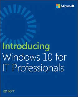 introducing windows 10 for it professionals imagen de la portada del libro