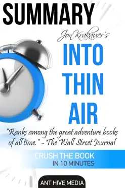 jon krakauer's into thin air: a personal account of the mt. everest disaster summary imagen de la portada del libro